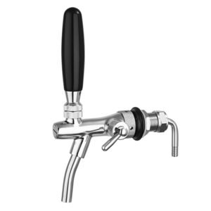 Flow control beer tap faucet chrome plated